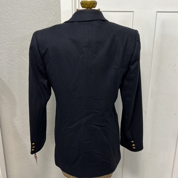 ETIENNE AIGNER WOOL NAVY BLUE BLAZER 6 - Picture 8 of 16
